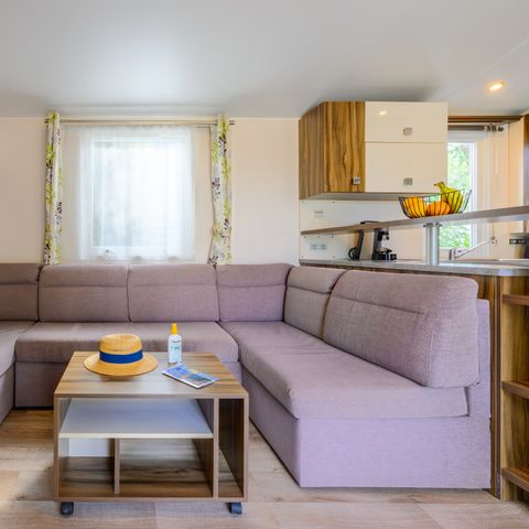 BUNGALOW 6 personnes -  SAM - LOISIR CONFORT 3ch/ 6p - 36m² - Terrasse couverte