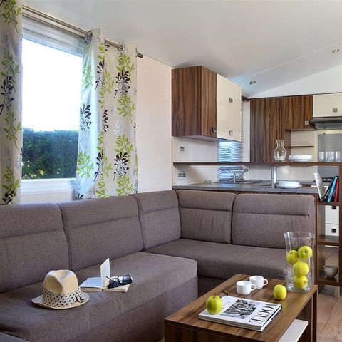 BUNGALOW 6 personnes -  SAM - LOISIR CONFORT 3ch/ 6p - 36m² - Terrasse couverte