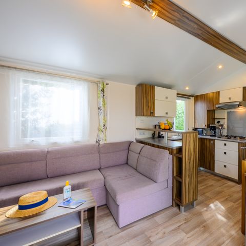 BUNGALOW 6 personnes -  SAM - LOISIR CONFORT 3ch/ 6p - 36m² - Terrasse couverte