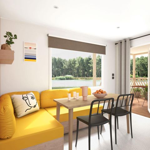 BUNGALOW 4 personnes - DIM - LOISIRS CONFORT 2ch/ 4p - 20m² - Terrasse Intégrée