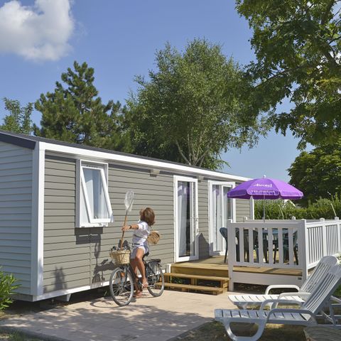 BUNGALOW 6 personnes - DIM - COTTAGE CONFORT 3ch/ 6p - 35m² - Terrasse parasol