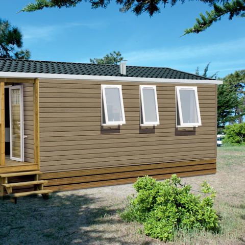 BUNGALOW 4 personnes - Loggia 25m² + terrasse - 2 chambres