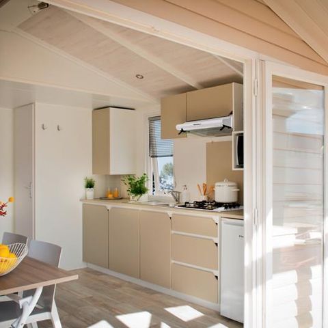 BUNGALOW 4 personnes - Loggia 25m² + terrasse - 2 chambres