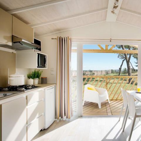 BUNGALOW 4 personnes - Loggia 25m² + terrasse - 2 chambres