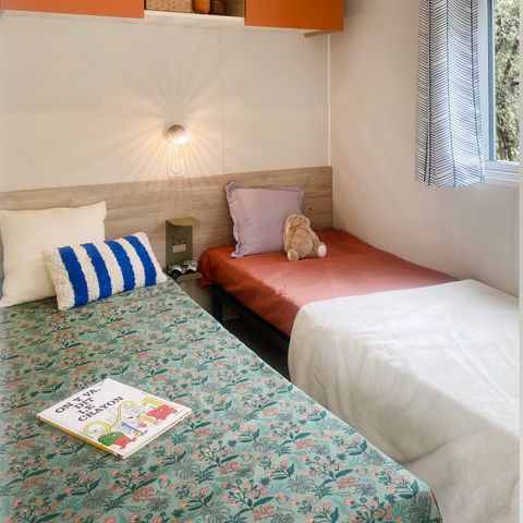 BUNGALOW 6 personnes - Premium | 3 Ch. | 6 Pers. | Terrasse Lounge | Clim. | TV