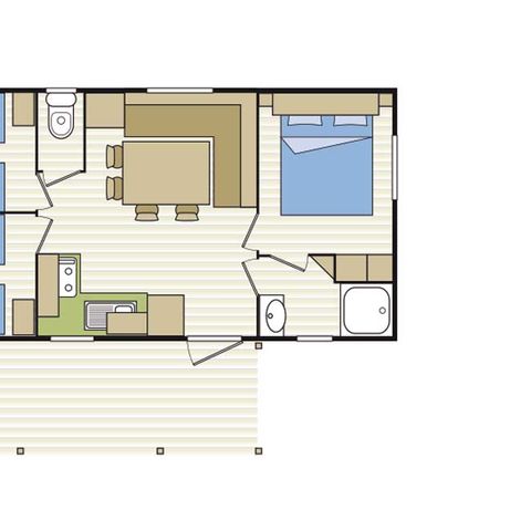 BUNGALOW 6 personnes - SANTORIN