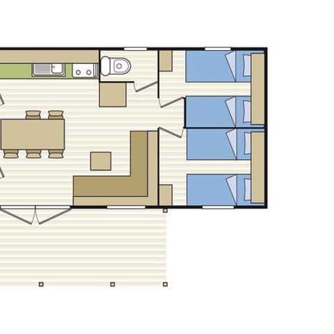 BUNGALOW 6 personnes - SANTORIN Évasion