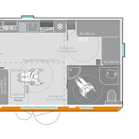 BUNGALOW 6 personnes - PMR MAHINA