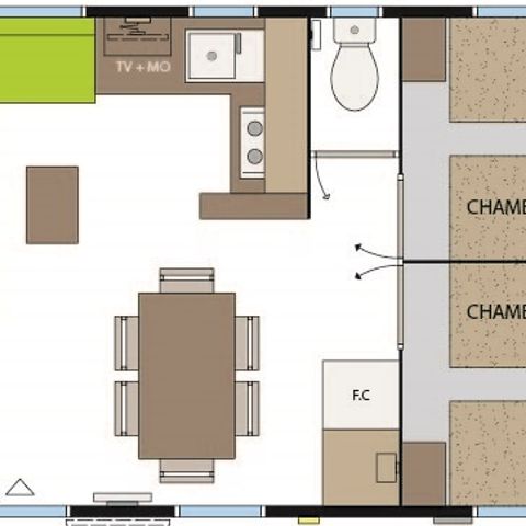 BUNGALOW 6 personnes - Seychelles - arrivée mercredi