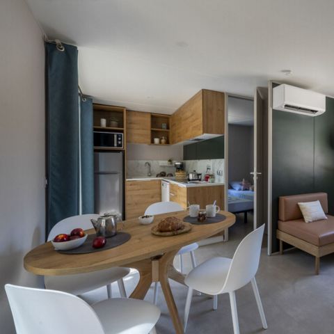 BUNGALOW 4 personnes - Mobil-Home Charme 2 chambres 4p