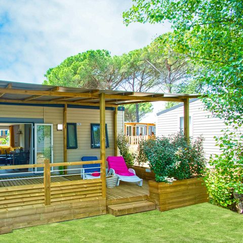 BUNGALOW 8 personnes - LUXE CONFORT 6/8 personnes 3 ch, CLIM / TV / WIFI gratuit
