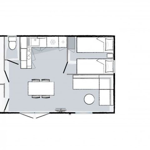 BUNGALOW 4 personnes - PRESTIGE D