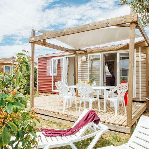 BUNGALOW 5 personnes - CONFORT 2 chambres - TV - CLIM