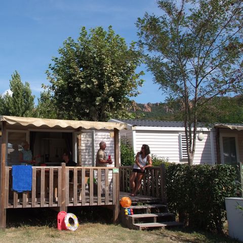 BUNGALOW 8 personnes - Mobil-home Texas 8 personnes climatisé (env. 32 m²)