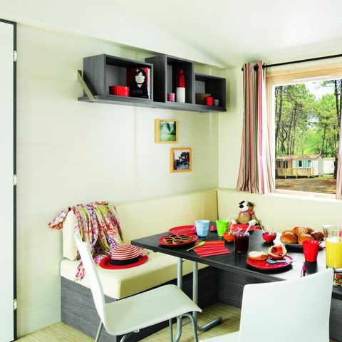 BUNGALOW 6 personnes - Confort TV 3ch -TV-terrasse couverte-plancha- 30m² | CONFORT