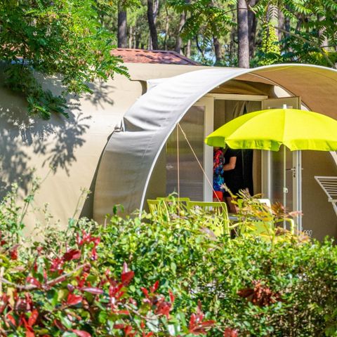 Tente 4 personnes - Coco Sweet - 2 chambres-sans - Sanitaires - INSOLITE - 16m² terrasse couverte - Sans - TV