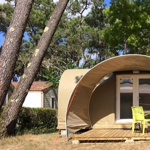 Tente 4 personnes - Coco Sweet - 2 chambres-sans - Sanitaires - INSOLITE - 16m² terrasse couverte - Sans - TV