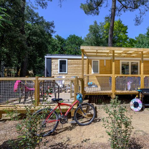 BUNGALOW 8 personnes - Family 4ch-CLIM-terrasse XXL couverte-TV-LV-plancha-38m²| PREMIUM  