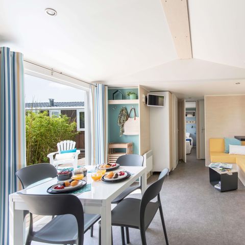 BUNGALOW 8 personnes - Family 4ch-CLIM-terrasse XXL couverte-TV-LV-plancha-38m²| PREMIUM  