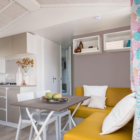 BUNGALOW 6 personnes - Family 3ch-CLIM-terrasse XXL couverte-TV-LV-plancha-30m² | PREMIUM 