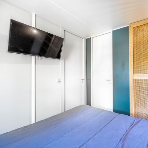 BUNGALOW 6 personnes - Garden 3ch-CLIM-baignoire-TV-LV-plancha-terrasse couverte-33m² | PREMIUM