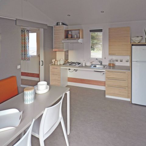 BUNGALOW 5 personnes - Life 2ch PMR- CLIM -TV-LV-plancha-32m²-terrasse couverte | PREMIUM 