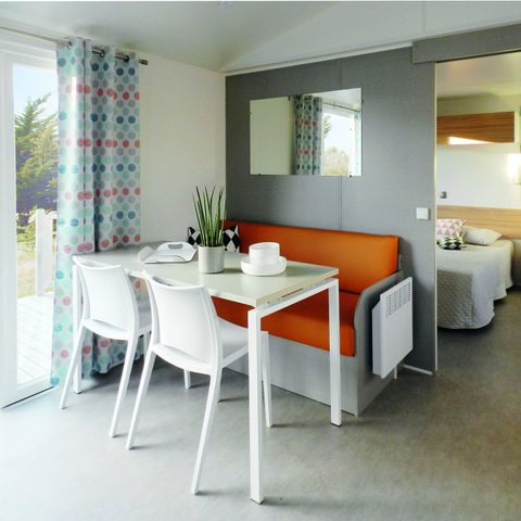 BUNGALOW 5 personnes - Life 2ch PMR- CLIM -TV-LV-plancha-32m²-terrasse couverte | PREMIUM 