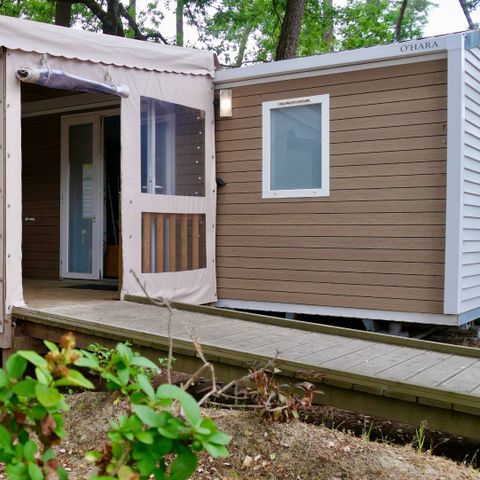 BUNGALOW 5 personnes - Life 2ch PMR- CLIM -TV-LV-plancha-32m²-terrasse couverte | PREMIUM 