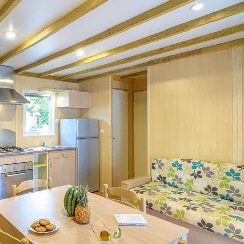 Chalet 7 personnes - 3 chambres - Sans - TV - -terrasse couverte- 32m² - STANDARD