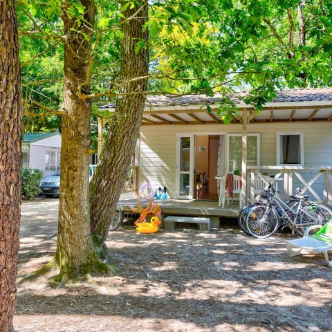 Chalet 4 personnes - 2 chambres - Sans - TV - Terrasse couverte-24m² - STANDARD