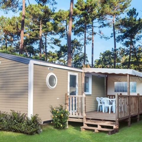 BUNGALOW 6 personnes - Comfort XL | 2 Ch. | 4/6 Pers. | Terrasse surélevée | Clim