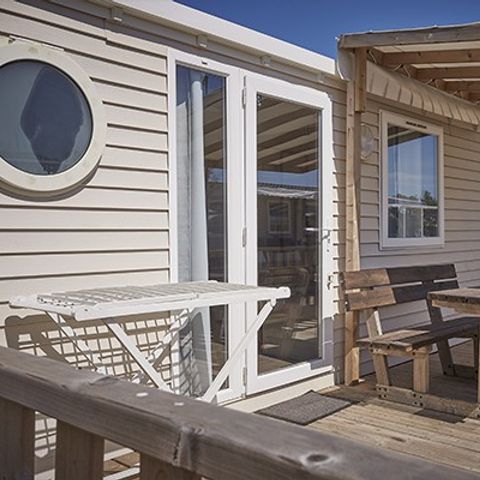 BUNGALOW 6 personnes - Comfort XL | 3 Ch. | 6 Pers. | Terrasse surélevée | Clim.