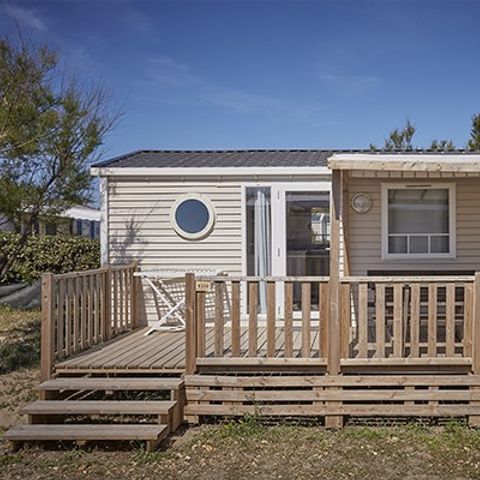 BUNGALOW 6 personnes - Comfort XL | 3 Ch. | 6 Pers. | Terrasse surélevée | Clim.