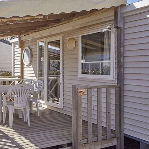 BUNGALOW 6 personnes - Mobil-home | Classic | 3 Ch. | 6 Pers. | Terrasse surélevée | Clim.