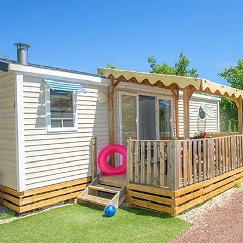 BUNGALOW 6 personnes - Classic XL | 2 Ch. | 4/6 Pers. | Terrasse surélevée