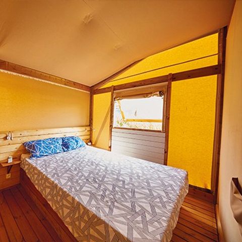 TENTE TOILE ET BOIS 5 personnes - Tente Lodge | 2 Ch. | 4/5 Pers. | Sans sanitaires
