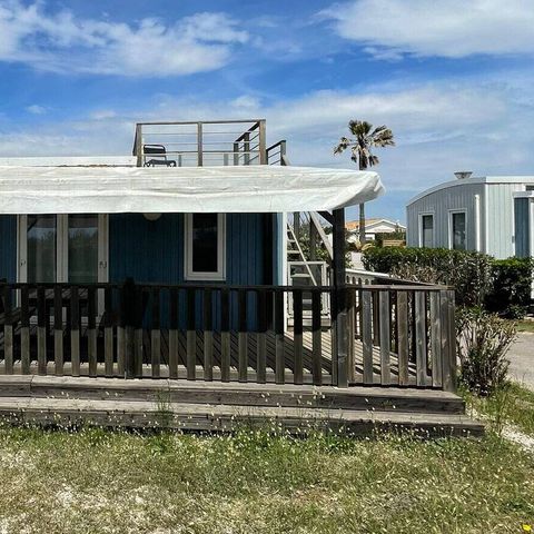 BUNGALOW 4 personnes -  Comfort | 2 Ch. | 4 Pers. | Terrasse surélevée | Toit terrasse | 1 SDB | Clim.