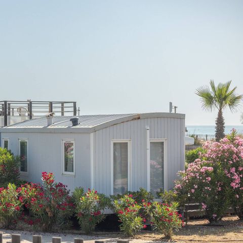 BUNGALOW 4 personnes -  Comfort | 2 Ch. | 4 Pers. | Terrasse surélevée | Toit terrasse | 1 SDB | Clim.