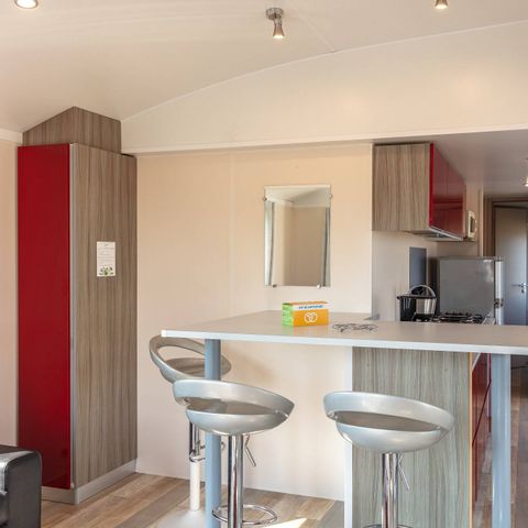 BUNGALOW 4 personnes -  Comfort | 2 Ch. | 4 Pers. | Terrasse surélevée | Toit terrasse | 1 SDB | Clim.