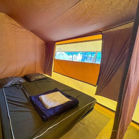 Tente en toile et en bois 4 personnes - Tente Toile & Bois, sans sanitaires