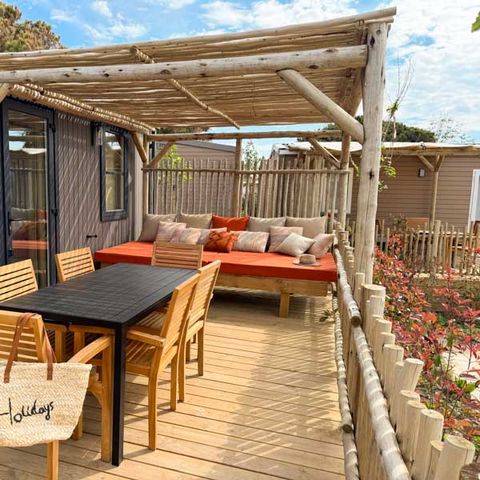 Mobilhome 6 personnes - Cottage Cosy 3ch 6pers 2sdb