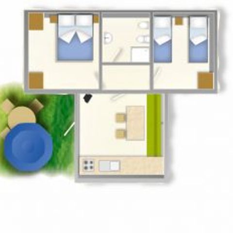 BUNGALOW 5 personnes - BAIA LUX