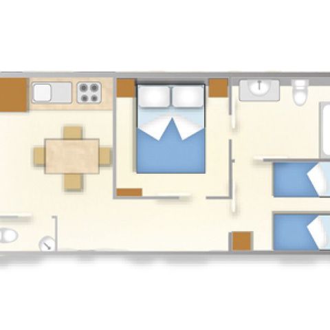 Mobilhome 4 personnes - Baia Relax New