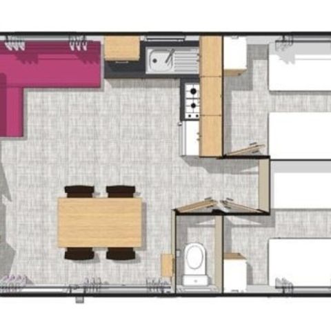 BUNGALOW 6 personnes - Résidence