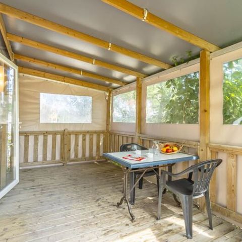 BUNGALOW 2 personnes - Mobil-home  1 Chambre Confort 2 Personnes