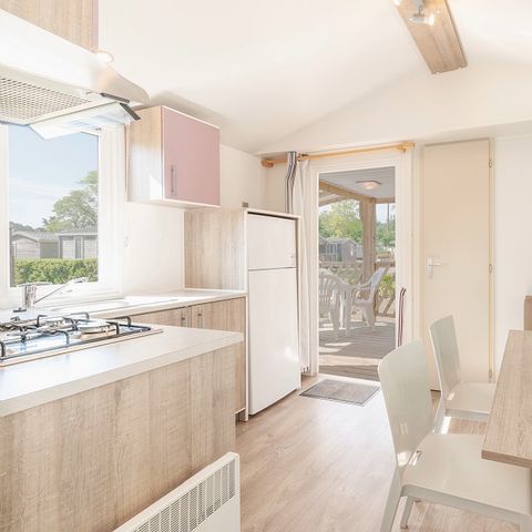 BUNGALOW 8 personnes - Classic XL | 3 Ch. | 6/8 Pers. | Terrasse surélevée | Clim.