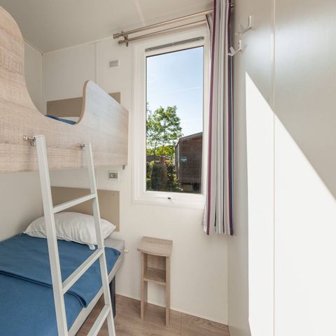BUNGALOW 6 personnes - Comfort | 3 Ch. | 6 Pers. | Terrasse Simple | 1 SDB | Clim.