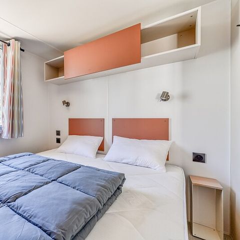 BUNGALOW 6 personnes - Mobil-home | Premium Azure | 3 Ch. | 6 Pers. | Terrasse surélevée | Clim. | TV