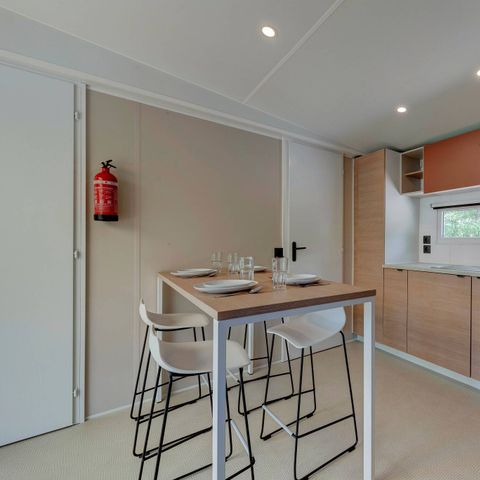 BUNGALOW 6 personnes -  Comfort | 3 Ch. | 6 Pers. | Terrasse surélevée | 1 SDB | Clim. | TV