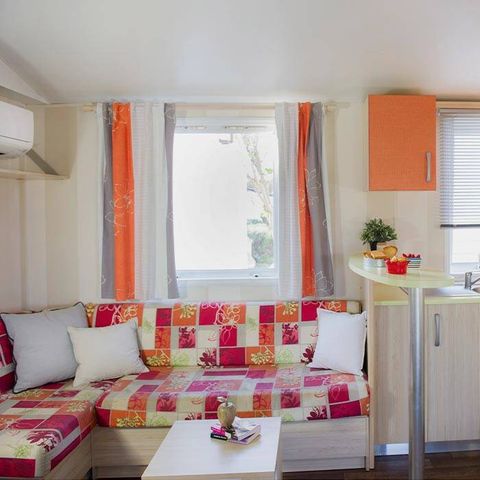 BUNGALOW 6 personnes - Classic| 3 Ch. | 6 Pers. | Terrasse surélevée | 1 SDB | Clim
